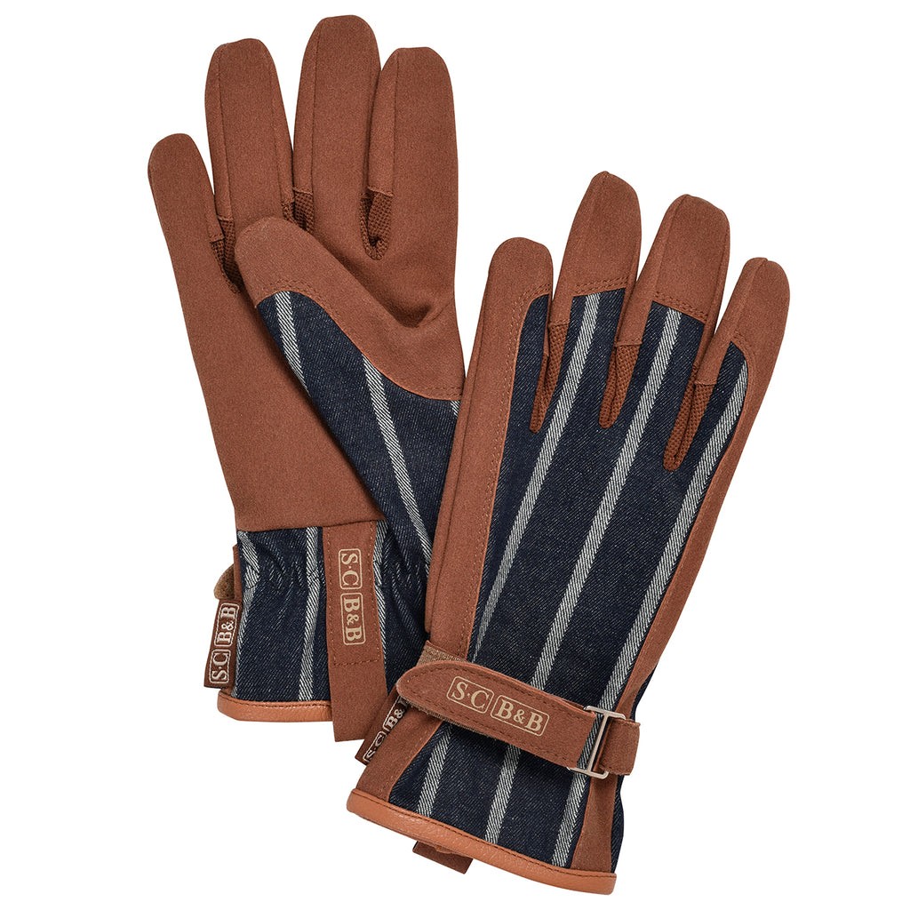 Sophie Conran Everyday Gloves, Ticking — Burgon & Ball — Petalby