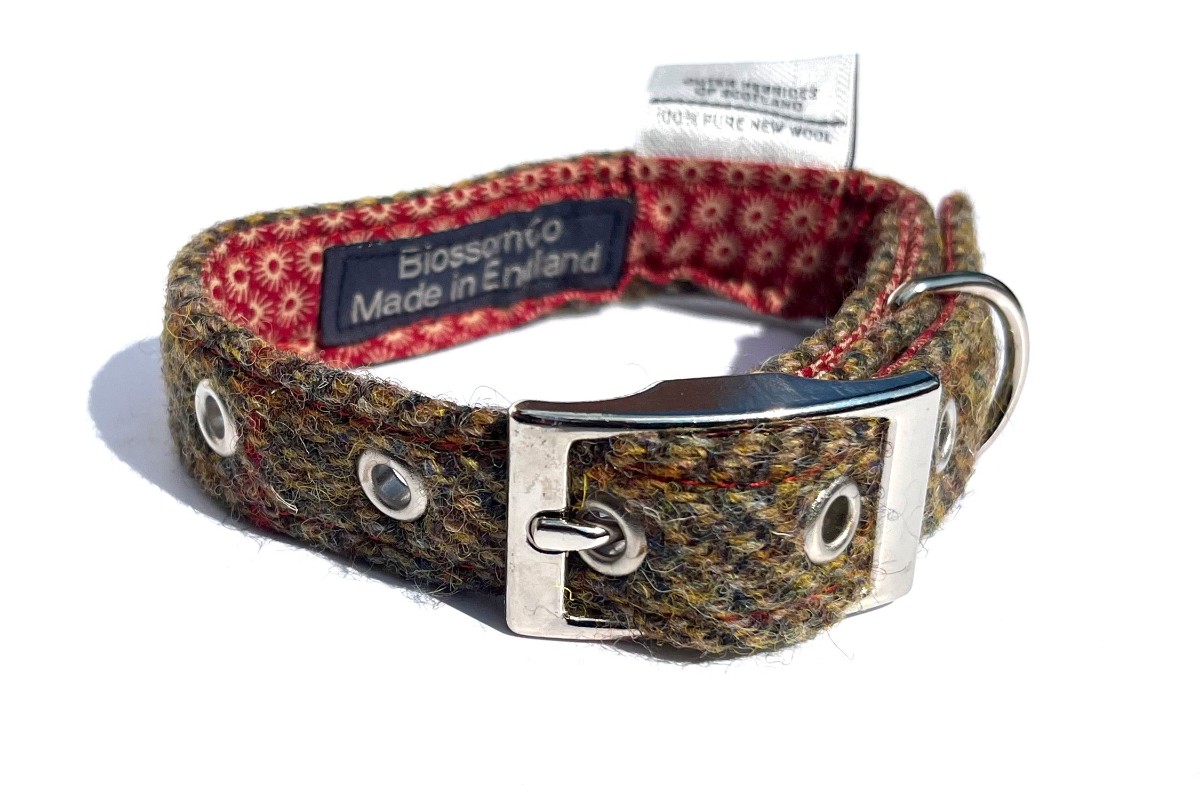 Ensay Harris Tweed Dog Collar — BlossomCo — Petalby