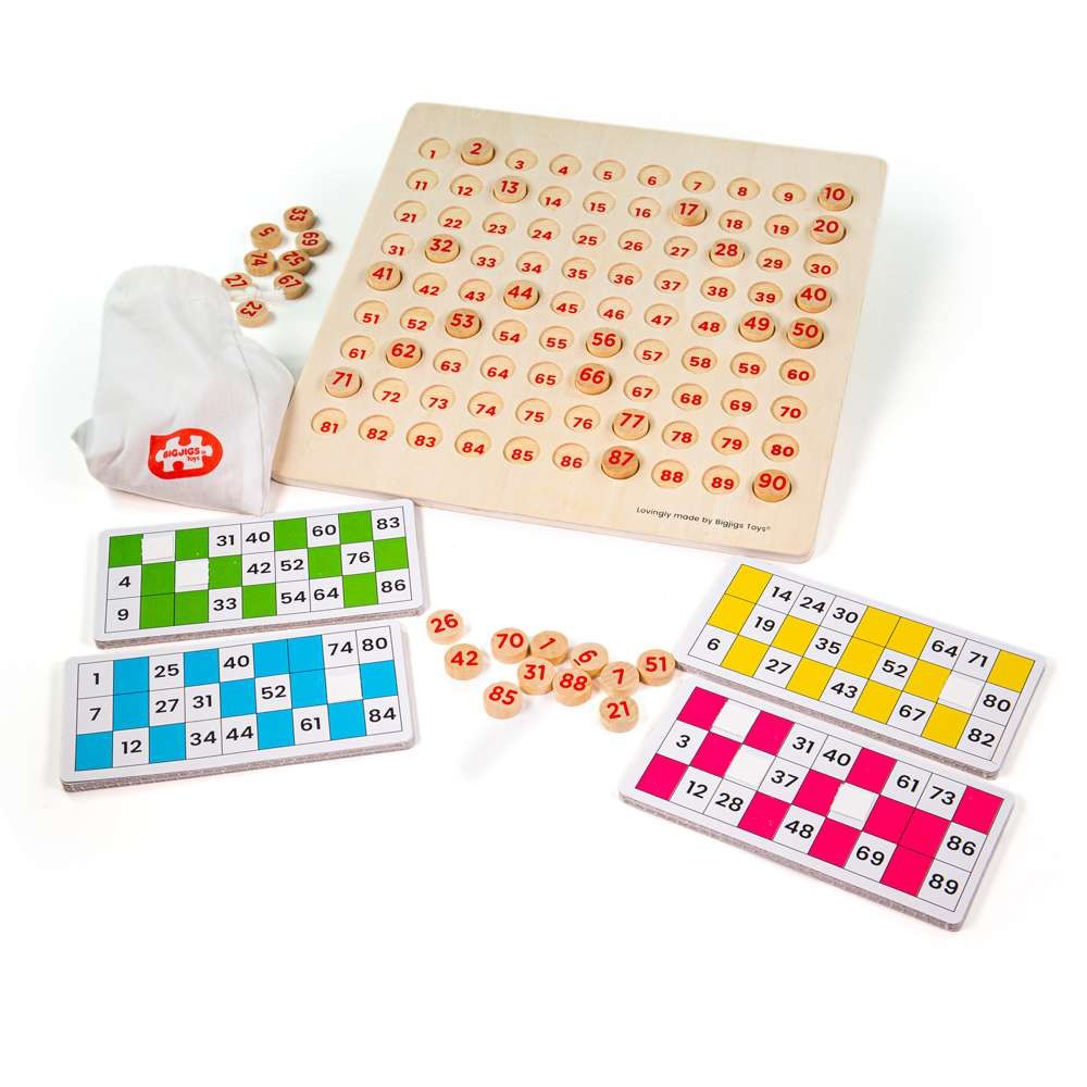 Traditional Wooden Bingo — Bigjigs Toys — Petalby