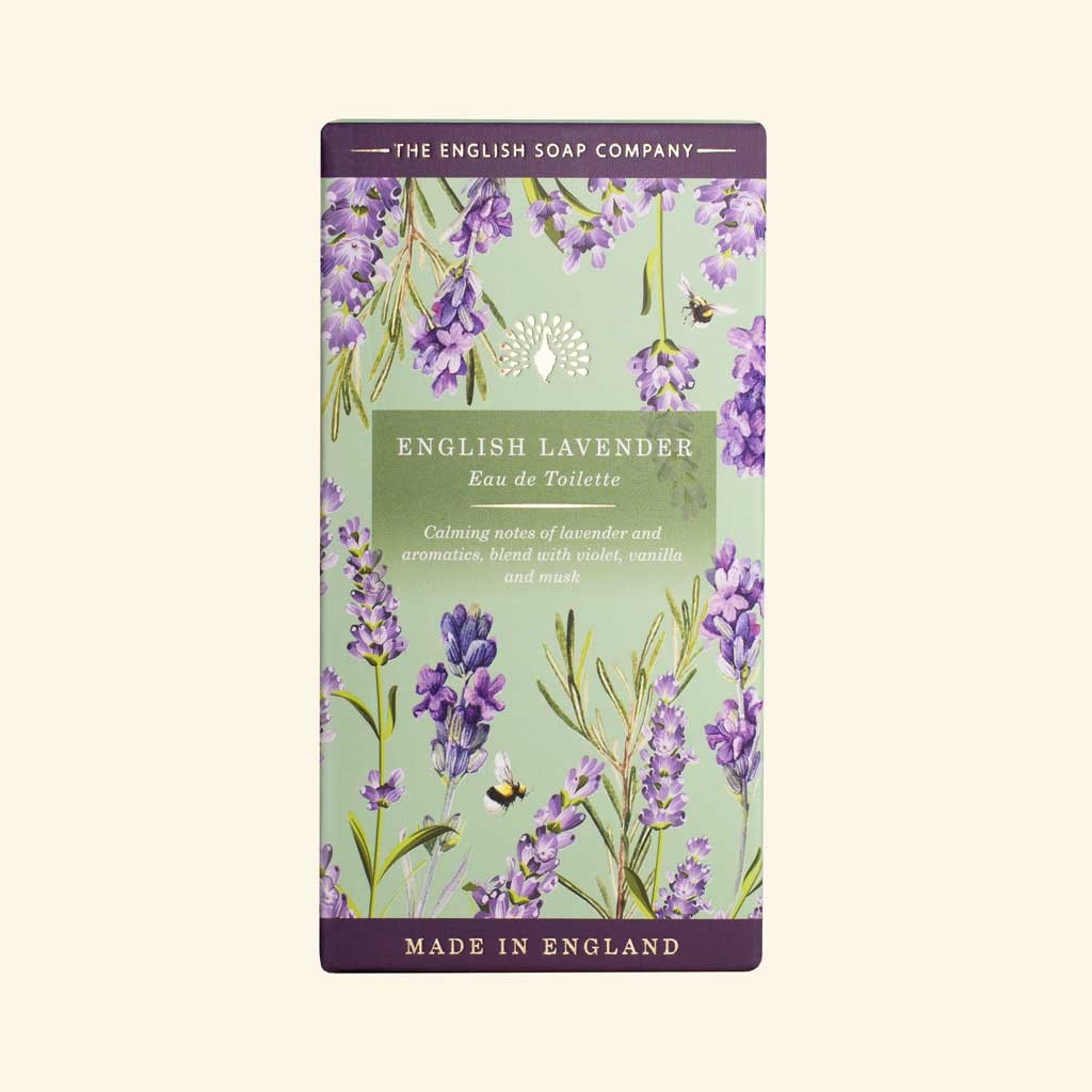 Heritage English Lavender Eau de Toilette, 100ml — The English Soap Company — Petalby