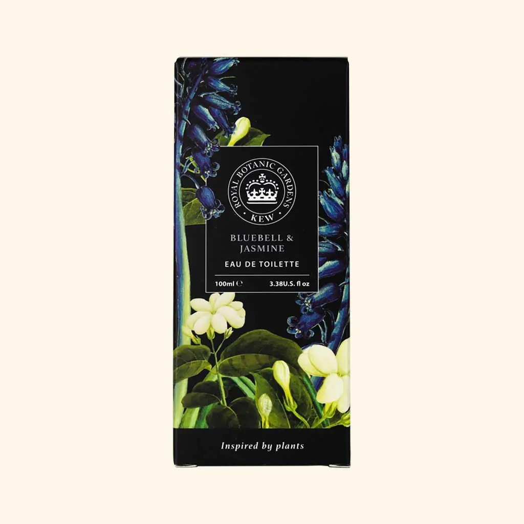 Kew Gardens Bluebell and Jasmine Eau de Toilette, 100ml — The English Soap Company — Petalby