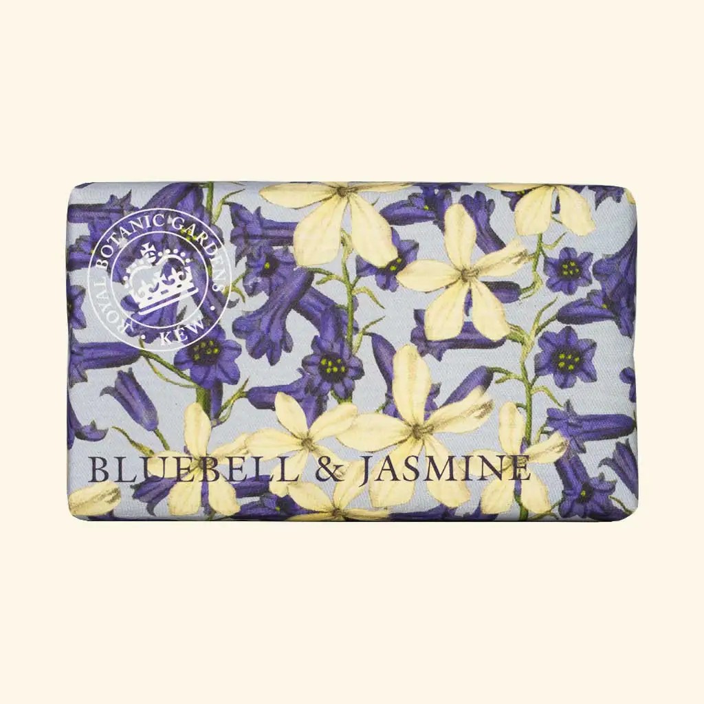 Kew Gardens Bluebell and Jasmine Soap, 240g — The English Soap Company — Petalby