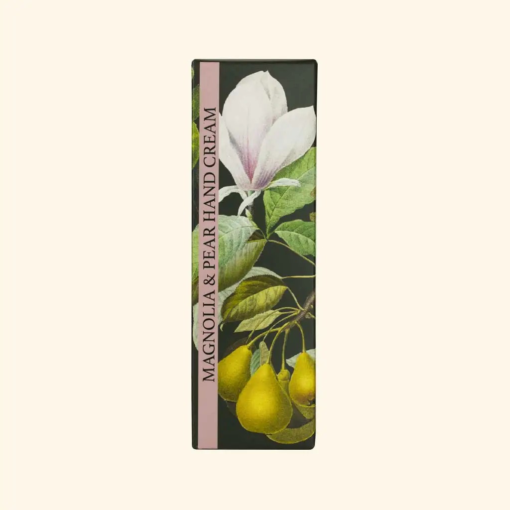 Kew Gardens Magnolia and Pear Hand Cream, 75ml — The English Soap Company — Petalby
