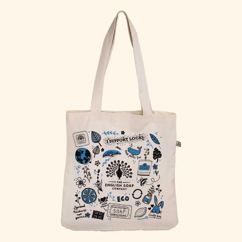 Recycled Cotton Tote Bag — The English Soap Company — Petalby