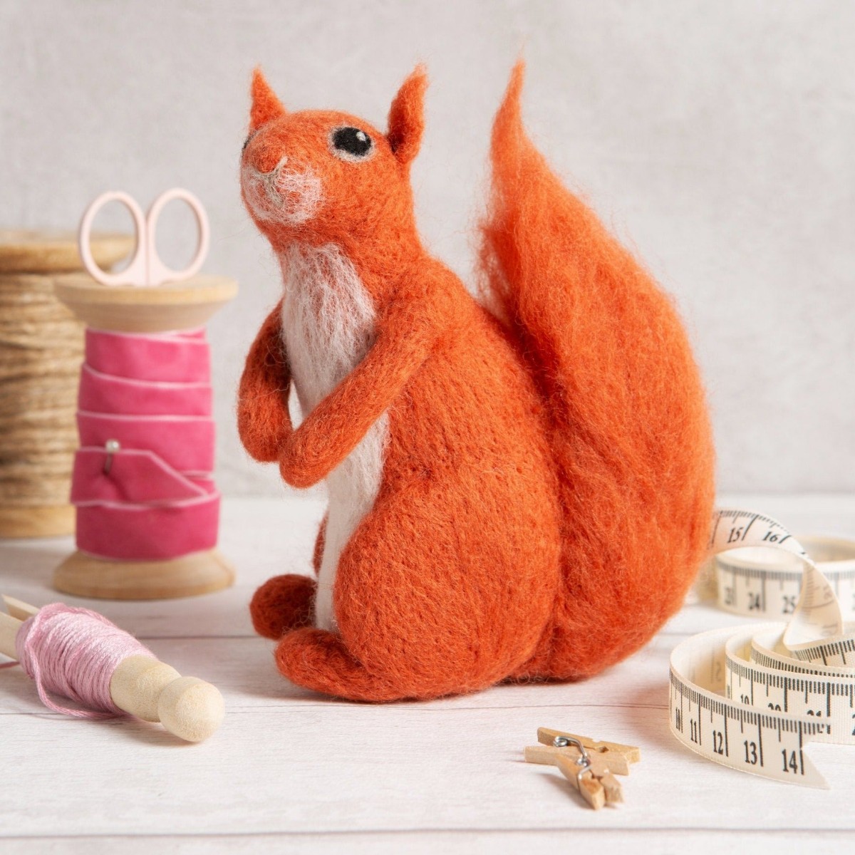 Red Squirrel Needle Felting Kit — Hawthorn Handmade — Petalby
