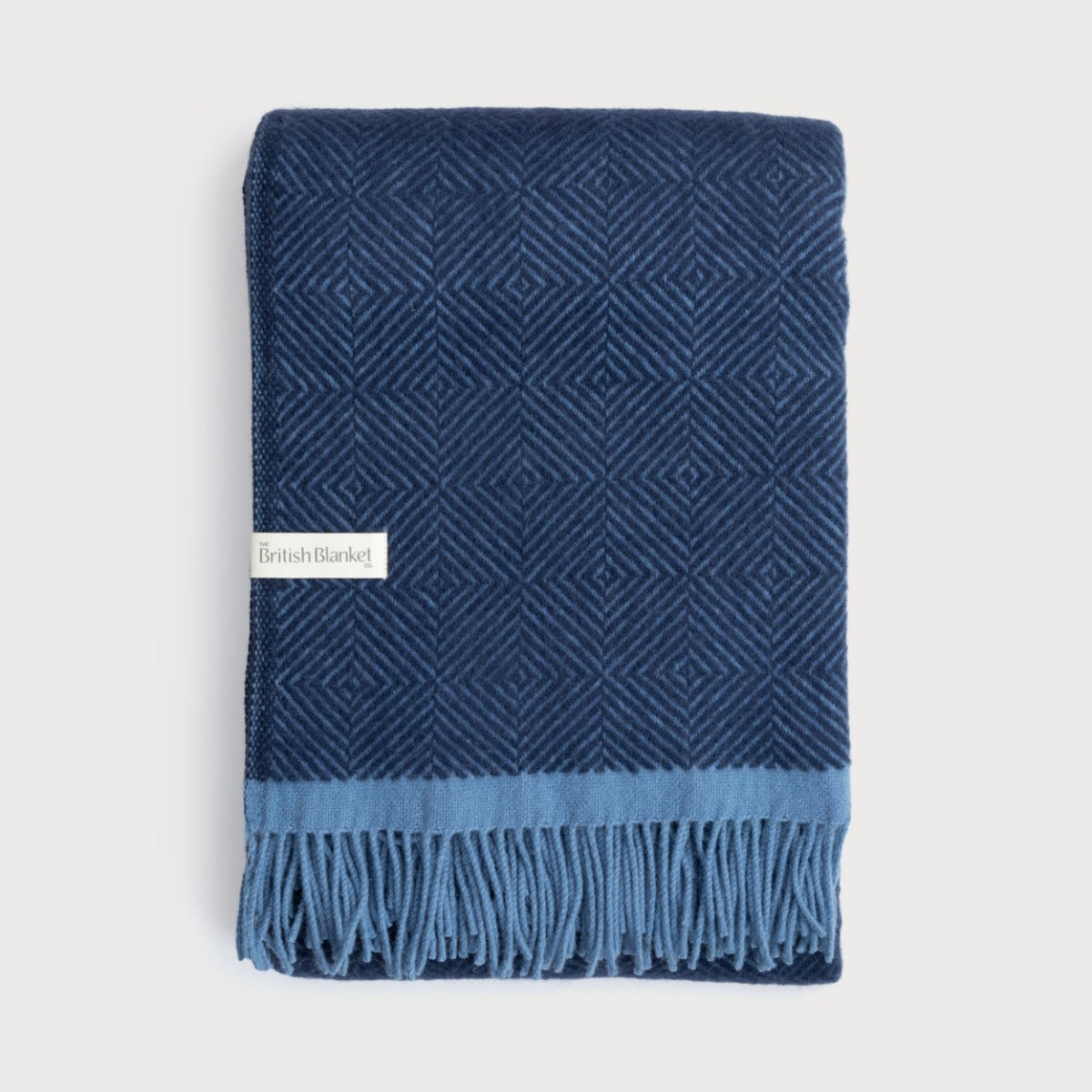 Wildweave Wool Blanket, Midnight and Dusk — The British Blanket Company — Petalby
