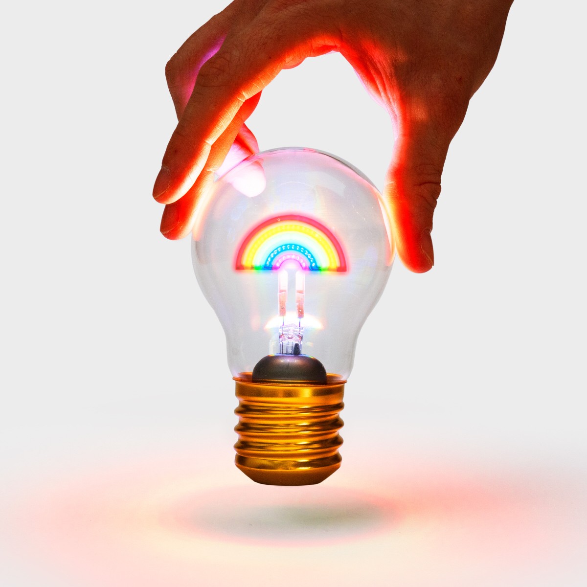 Cordless Rainbow Filament Bulb — Suck UK — Petalby