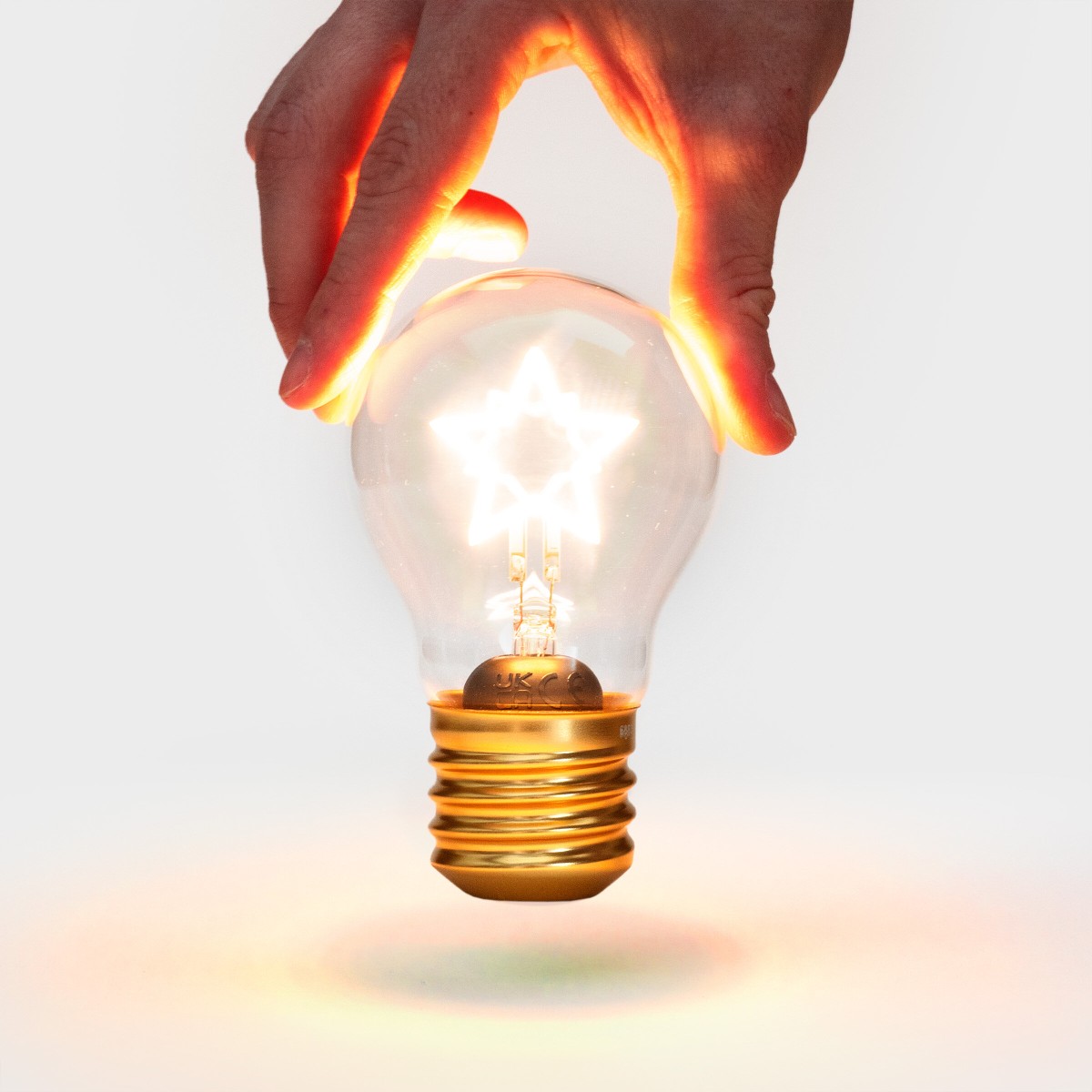 Cordless Star Filament Bulb — Suck UK — Petalby