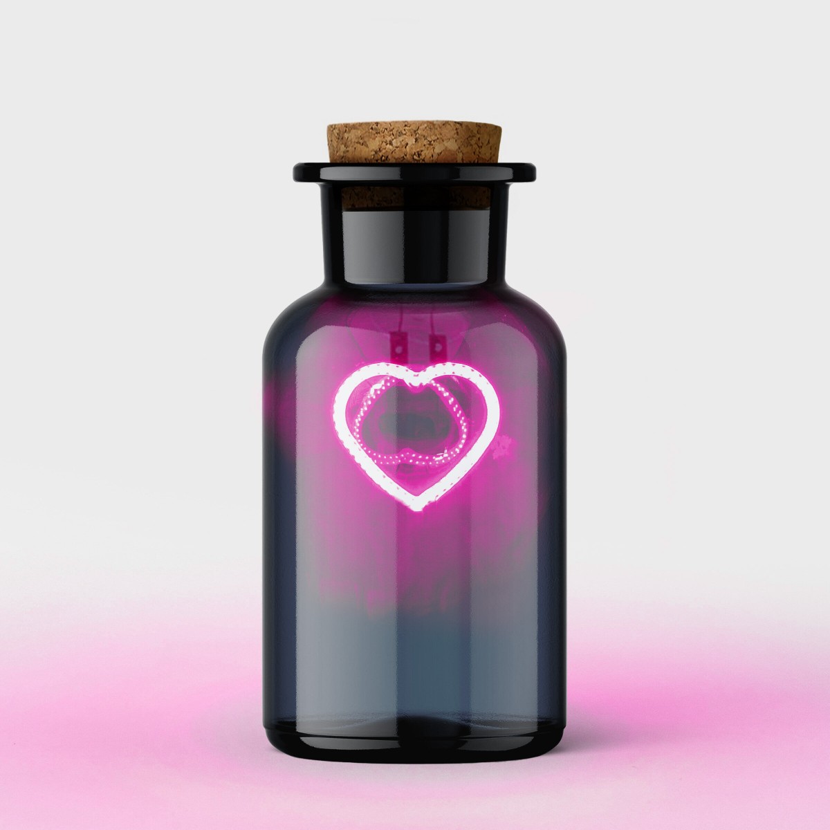 Heart Filament Potion Bottle Light — Suck UK — Petalby
