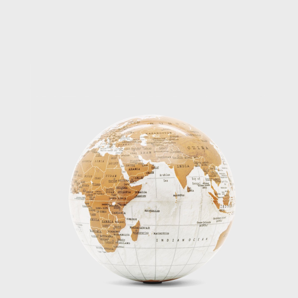 Self-Revolving Desk Globe — Suck UK — Petalby
